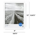 thumbnail image 3 of Mainstays 8 x 10 White Gallery Picture Frame, Tabletop or Wall Display, 3 of 8