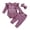 #3 Purple, variant on HCNTES Baby Girl Clothes Winter Baby Girl Outfit Love Dot Ruffle Sweet Outfits for Girls Newborn Clothes Headband Pullover Pant 3pcs Playwear Se
