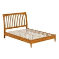 thumbnail image 2 of AFI Orleans Full Solid Wood Low Profile Sleigh Platform Bed, Light Toffee, 2 of 12