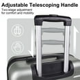 thumbnail image 6 of Aukfa 3 Piece Carry On Luggage Set, Hardside Suitcase w/ Double Wheels, Gray (20/24/28), 6 of 7