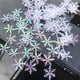 thumbnail image 5 of 100/200/300 piezas de adornos navideños con forma de copo de nieve, para fiestas de cumpleaños, bodas, decoración hecha a mano para el hogar, regalos coloridos con purpurina, 5 of 5