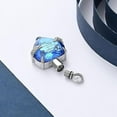thumbnail image 3 of Pet Cremation Jewelry for Ashes Best Friend Heart Shape Memorial Urn Necklace Stainless Steel Crystal Pendant Ashes Holder Urn Keepsake, 3 of 6