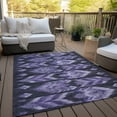 thumbnail image 6 of Addison Rugs Chantille Indoor/Outdoor Transitional Southwest Purple Washable Rectangle Rug, 10' x 14', 6 of 6