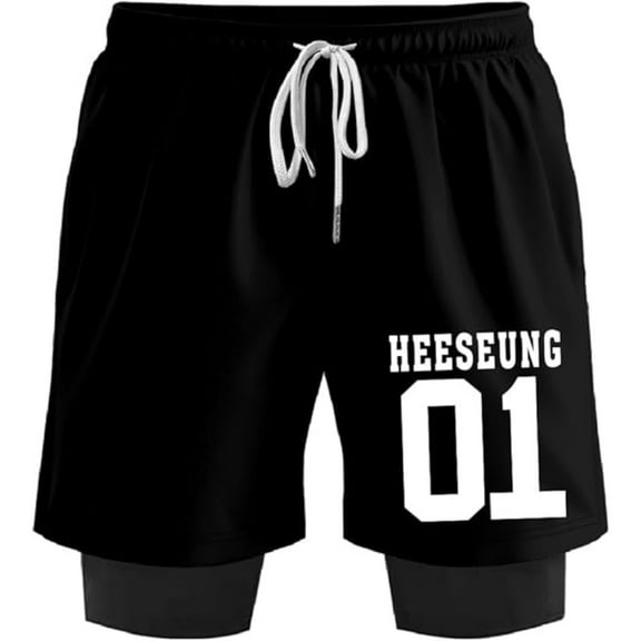 ENHYPEN HEESEUNG 01 Merch Sweatshorts Women Men Short Basketball Pants Casual Outdoor Sportwear