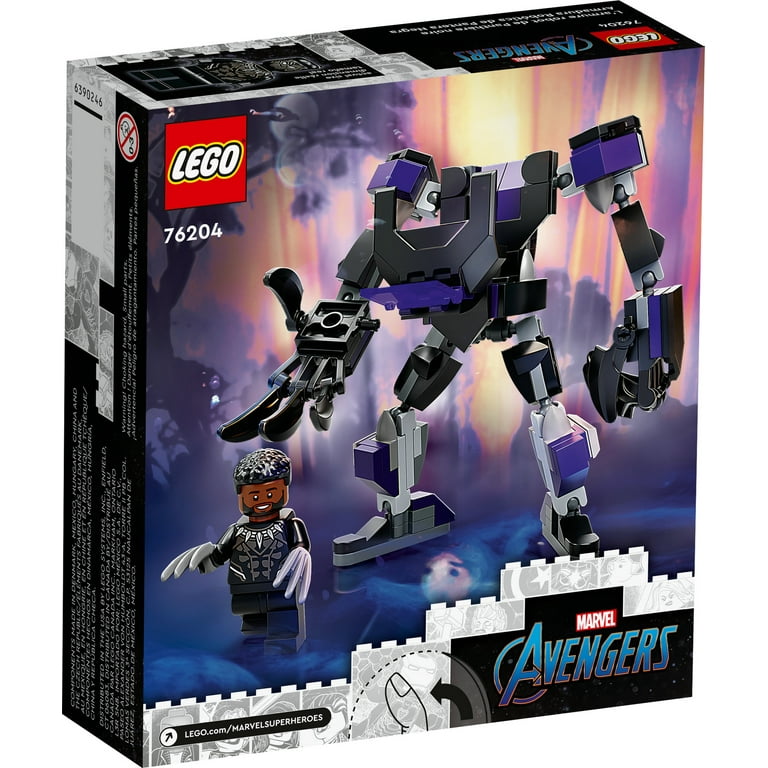 LEGO Marvel Black Panther Mech Armor 76204 Building Kit Collectible Mech and Minifigure for Super Hero Kids Aged 7 124 Pieces