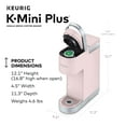 thumbnail image 4 of Open Box Keurig K-Mini Plus Single Serve K-Cup Pod Coffee Maker, Dusty Rose, 4 of 11