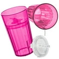 thumbnail image 3 of Reflo Smart Cup (Red-Violet 2-Pack) Open Training Cup, Toddler Cup, No Suction 6oz, 360 Control-Flow, USA MADE Premium High-Impact Plastic, 3 of 6
