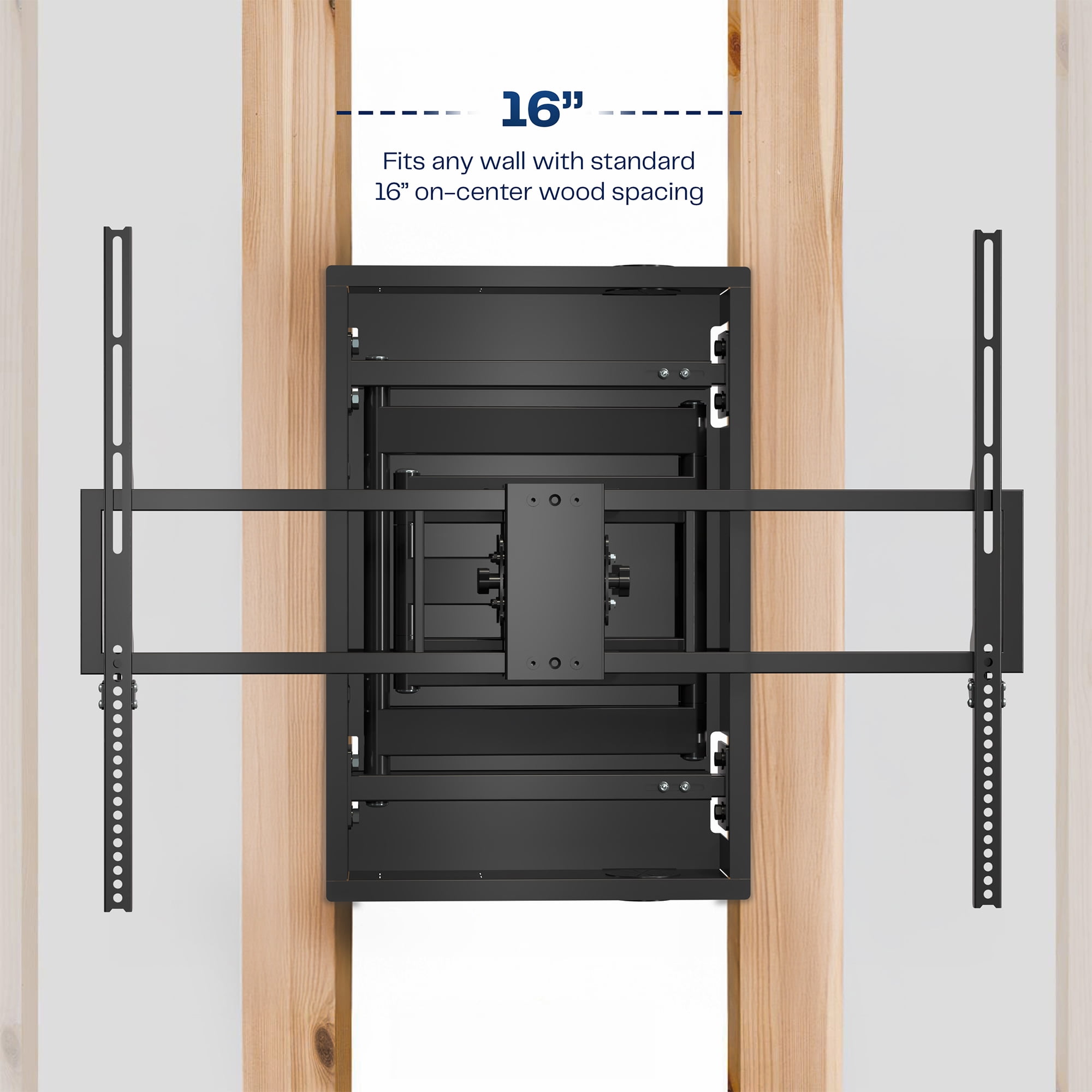 VIVO Recessed In-Wall TV Mount for up to 100" LED LCD Screens, Ultra Low Profile