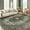 Green, variant on FairOnly 9'x12' Vintage Distressed Area Rugs for Living Room Washable Non Shedding Stain-Resistant Rugs for Kitchen Dining Room Grey Non Slip Soft Carpet