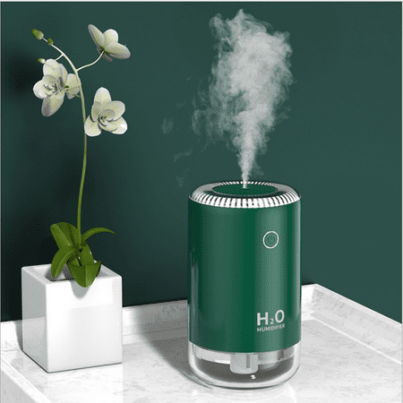 

Mini Humidifier for Bedroom Office Car Portable Small Cool Mist Humidifier Super Quite USB desktop with Night Light for Bedroom