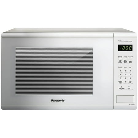 Panasonic New 1.3 Cu. ft. 1100W Genius Sensor Countertop Microwave Oven in White