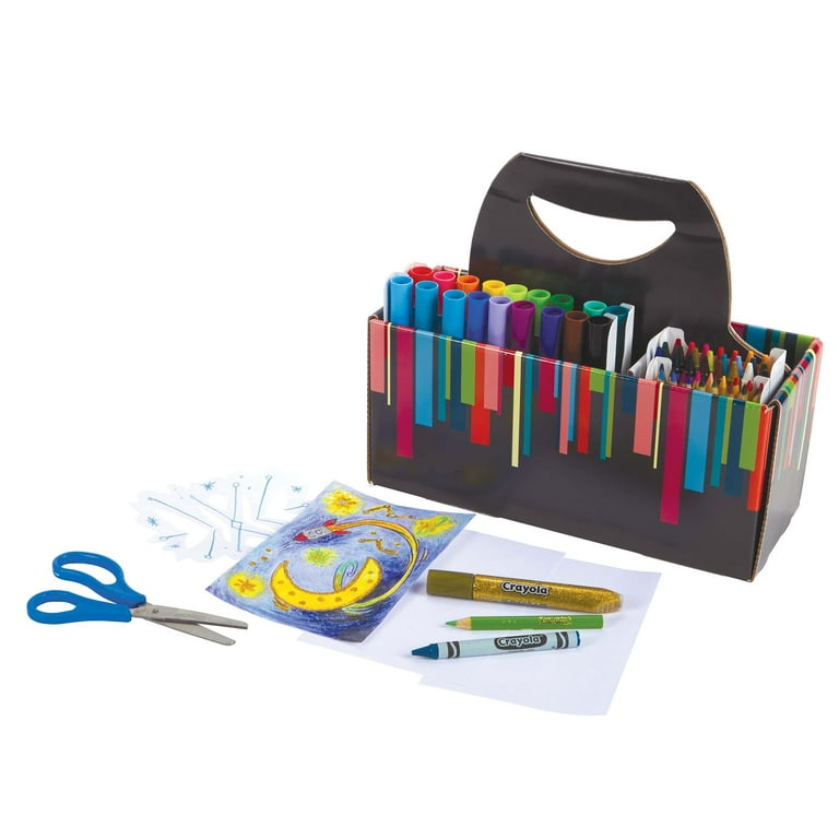 Crayola Color Caddy, Art Set Craft Supplies, Gift for Kids