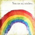 thumbnail image 2 of Grey, Jace 26x26 Gold Ornate Wood Framed with Double Matting Museum Art Print Titled - Rainbow, 2 of 4