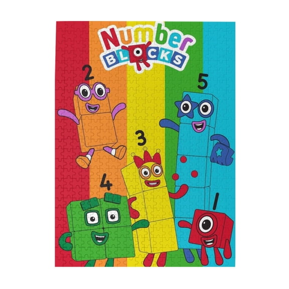 Numberblocks 500 Pieces Wooden Puzzle Jigsaw Puzzles For Adults - Puzzles Gifts