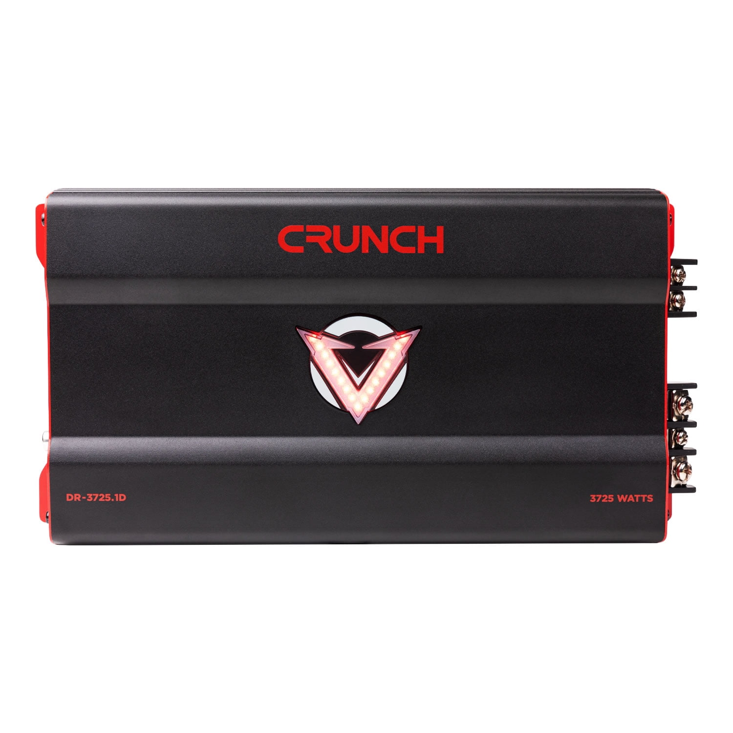Crunch 3725W Monoblock Subwoofer Car Audio Amp with Adjustable Crossovers, Bass Knob