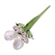 thumbnail image 5 of Mini adorno de flor de vidrio, artesanía creativa, flor artificial coleccionable para mamá Rosa, 5 of 9
