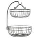 thumbnail image 1 of Tazón De Frutas De 2 Niveles, Cesta De Frutas De Hierro Para Encimera, Soporte Multiusos Para Frutas Y Verduras, Soporte Colgante Para Frutas Para Encimera, Mesa De Comedor, Sala De Estar Noticed HA018425-00, 1 of 7
