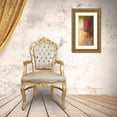 thumbnail image 3 of Marcon, Michael 9x14 Gold Ornate Wood Framed with Double Matting Museum Art Print Titled - Red on Black II, 3 of 4