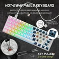 thumbnail image 3 of Teclado mecánico para juegos RK ROYAL KLUDGE RK61 con cable, 3 of 8