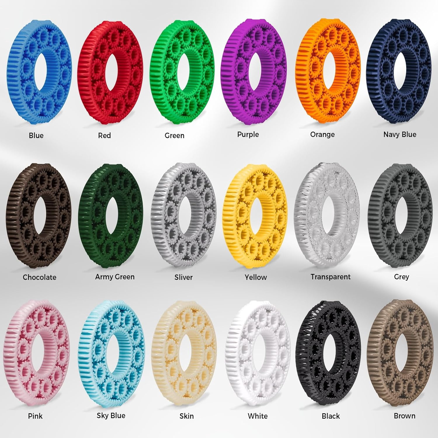 iSANMATE 16KG PETG 3D Printer Filament Bundle, 1.75mm Diameter, Precision +/-0.02mm, Multi-Color Bulk Pack, Durable PETG Filament for Most FDM 3D Printers