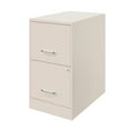 thumbnail image 4 of Space Solutions 22" Deep 2 Drawer Mobile Smart Letter Width Vertical File Cabinet, Stone, 4 of 7