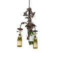 thumbnail image 4 of Meyda 202408 18 in. Tuscan Vineyard 3 Light Wine Bottle Chandelier - Antique Copper & Custom, 4 of 5
