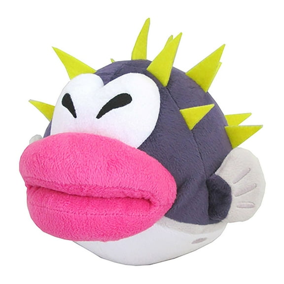 For Nintendo Super Mario Porcupuffer Plush Toy, 7"