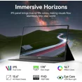 thumbnail image 4 of HKC V16 15.6" Portable Monitor, Full HD 1080P IPS Display, Type-C & HDMI Connectivity, Ultra-Slim Space Gray Screen with Dual Speakers, 250cd/m² Brightness, 178° Viewing Angle, 16:9 Ratio, 4 of 15