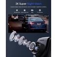 thumbnail image 6 of Dash Cam with 32 GB Card, 1.5'' IPS Screen, External GPS, WiFi Dash Camera for , Front Dashcams for  with APP, WDR, Night Vision, 24 Hours Parking , G-Sensor, Loop Recording, 6 of 7