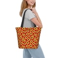 thumbnail image 2 of Fotbe Sunflowers On Red Bolsa de Playa con Estampado, Bolsa de Hombro, Bolsa de Mano Espaciosa, Bolsa de Viaje Ligera, Bolsa de Compras Versátil, 2 of 6