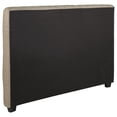 thumbnail image 3 of Chloe Upholstered Eastern King Panel Headboard Oatmeal, 3 of 5