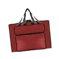 thumbnail image 1 of KLKCMS Waterproof Art Portfolio Case Art Supplies Large Capacity with Outer Pockets And Red Small, 1 of 9