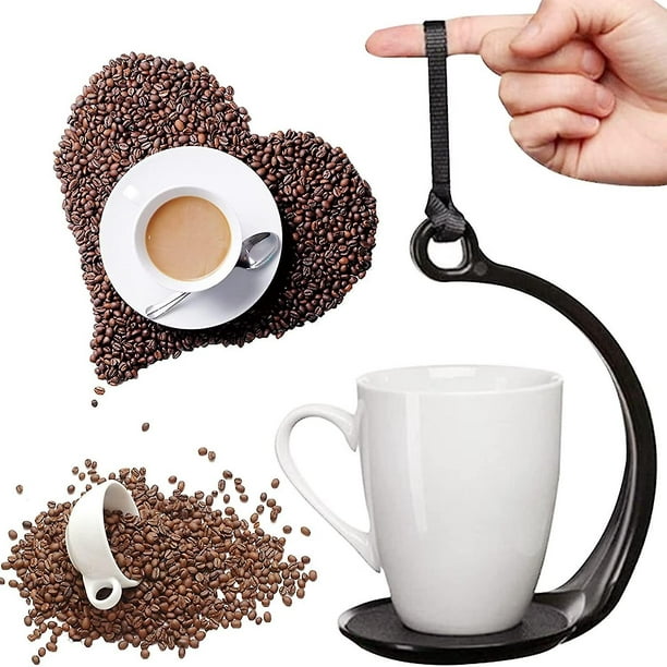 Anti Spill Mug Cup Holder for Shaky Hands to Carry Hot Cold Drinks