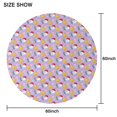 thumbnail image 6 of Christmas Round Tablecloth 60x60in(153x153cm) – Waterproof Polyester Table Cover with Full Print Design, Wrinkle Resistant & Washable for Kitchen Dining Party Decor, 6 of 6