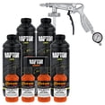 thumbnail image 2 of U-POL Raptor Safety Orange Urethane Spray-On Truck Bed Liner Kit w/ FREE Custom Coat Spray Gun with Regulator, 4 Liters, 2 of 4