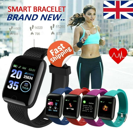 116 Plus Fitness Trackers Smart Watch with 1.3" Touch Screen Activity