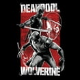 thumbnail image 2 of Men's Marvel: Deadpool & Wolverine Team Distressed Graphic T-Shirt, 2 of 5