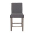 thumbnail image 1 of CorLiving Laura Fabric Upholstered Counter Height Bar Stools with High Backs – High Back Island Chairs, Kitchen Stools, Countertop Barstools, and Counter Chairs for Breakfast Bar, 1 of 8