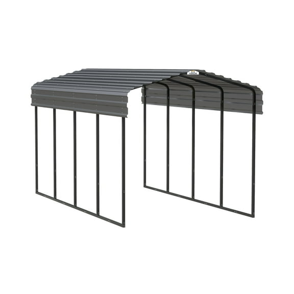 Arrow 10 x 20 x 9 ft Charcoal Carport