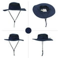 thumbnail image 2 of Sombrero de sol de verano Sombrero de pesca para hombre Sombrero de sol para hombre Sombrero de pescador anti-ultravioleta Wmkox8yii  jkg5974, 2 of 3