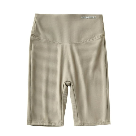 Odeerbi 2-13 Years Toddler Girls Cotton Bike Shorts High Waisted Safety Under Dress Slip Shorts Yoga Dance Shorts Summer Breathable Bermuda Shorts