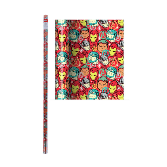 Superhero Christmas Wrapping Paper 