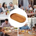 thumbnail image 4 of Wooden Serving Tray Rounded Corner Multi-Purpose Food Plate, 4 of 8
