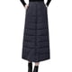 thumbnail image 1 of Faldas Detalle de invierno de media longitud falda de invierno falda de algodón gruesa para mujeres, 1 of 8