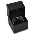 thumbnail image 3 of Tungsten Yin Yang Pick Acoustic Guitar Band Ring 8mm Men Women Comfort Fit Black Beveled Edge Polished, 3 of 4