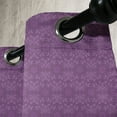 thumbnail image 3 of Ambesonne Eggplant Grommet Curtain, Arrangement Ornament, 50" x 72", Violet, 3 of 6