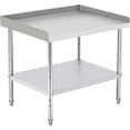 thumbnail image 1 of 36 In x24 In x30 In Stainless Steel Grill and Equipment Stand - NSF-Certified Heavy-Duty Prep Table with Adjustable Legs and 2 In Edge Baffle, 1 of 7