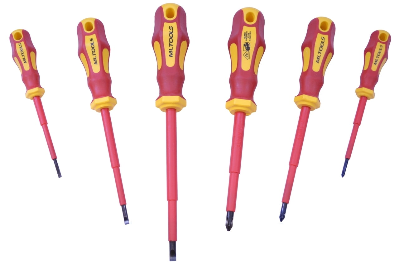 MLTOOLS 1000Volt Insulated Tip Screwdriver Set VS333