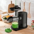 thumbnail image 4 of Costway Horizontal Slow Masticating Juicer Cold Press Extractor w/ Brush Black, 4 of 12