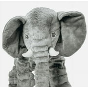 Plush Elephant Large Jumbo Gray Soft Stuffed Animal 24 Plush